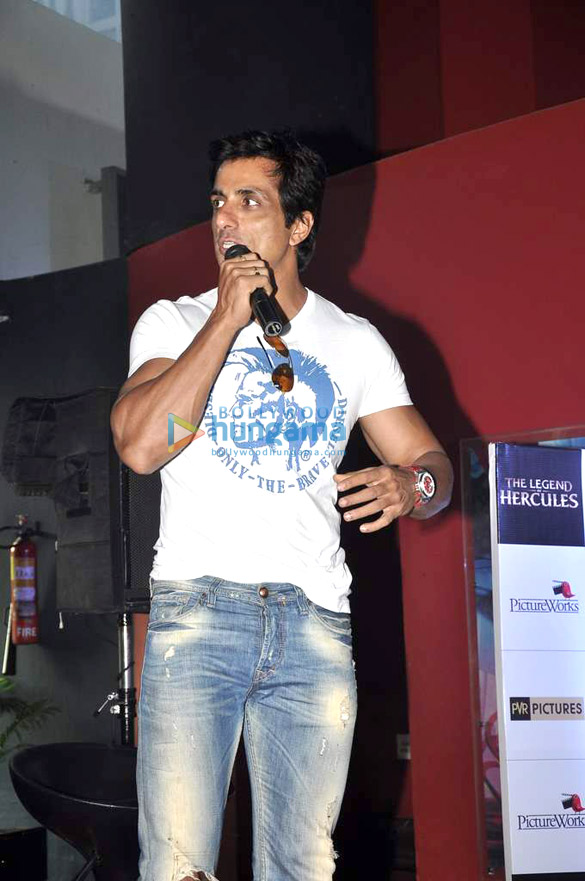 sonu sood launches the trailer of the film the legend of hercules 3