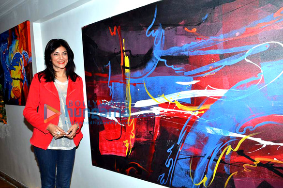 sushmita sen visits rouble nagis art camp 5