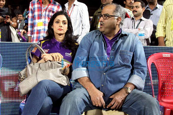 sridevi sunny leone at ccl match 9