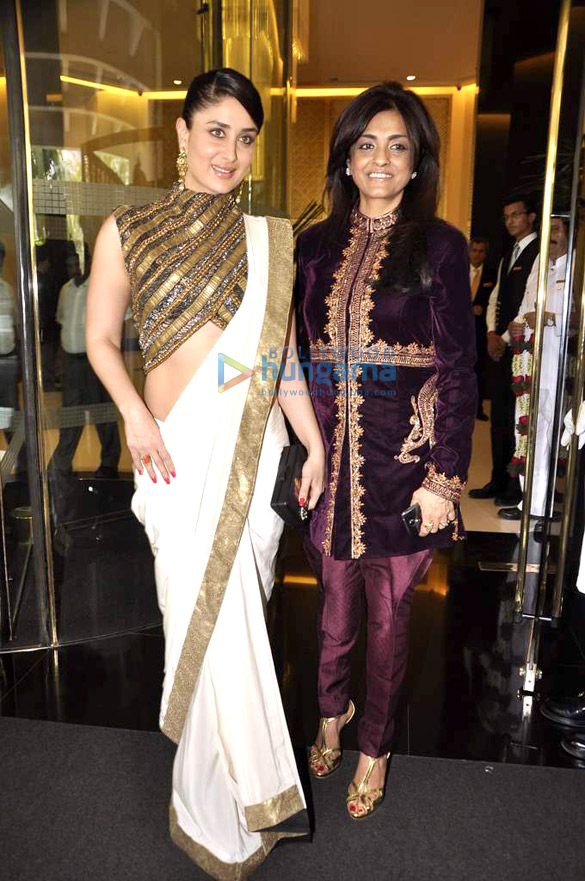 kareena at first lady of france valerie trierweiler launch 2