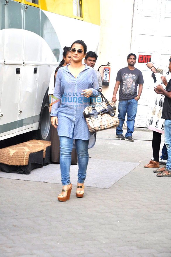 vidya balan snapped at an ad shoot 2