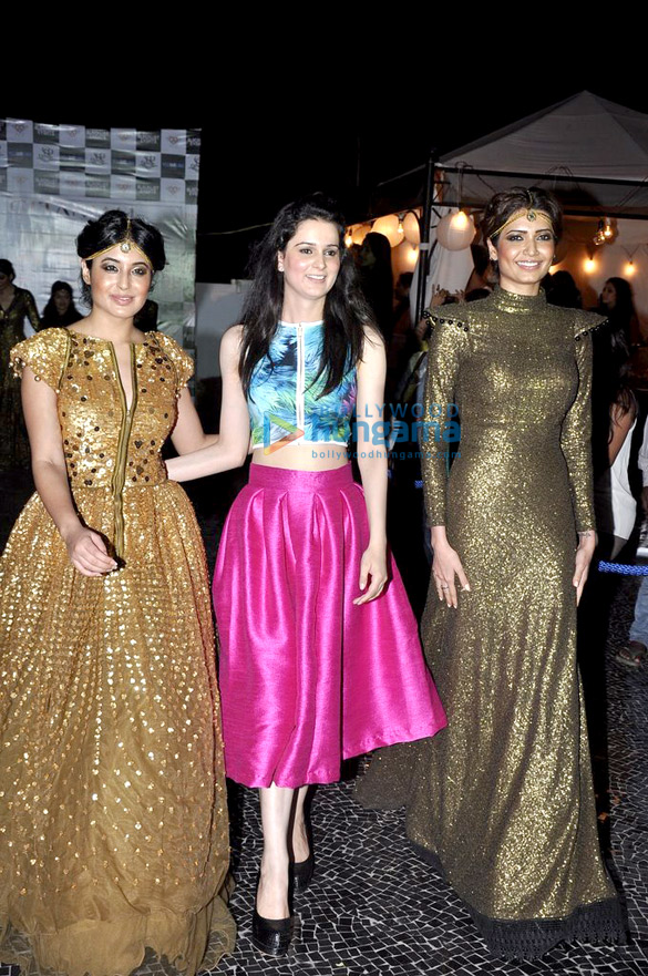 mugdha sonal gauahar at nitya bajajs fashion show 4