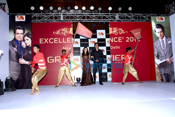 pooja chopra sonu sood brand ambassadors of graviera attended the event in delhi 2