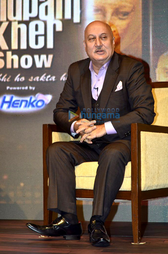launch of anupam khers new talk show on colors 3