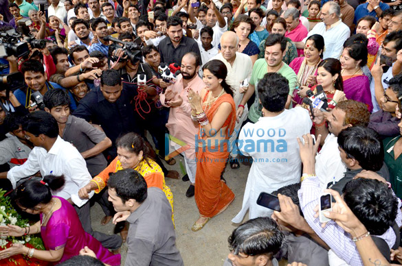 shilpa shetty his familys ganpati visarjan 6