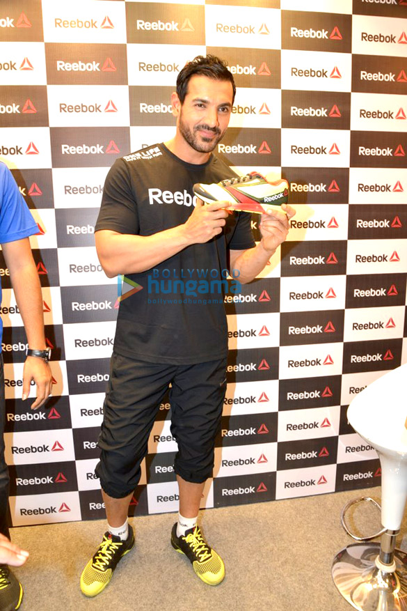 john abraham nargis fakhri at the launch of reebok store and studio 3