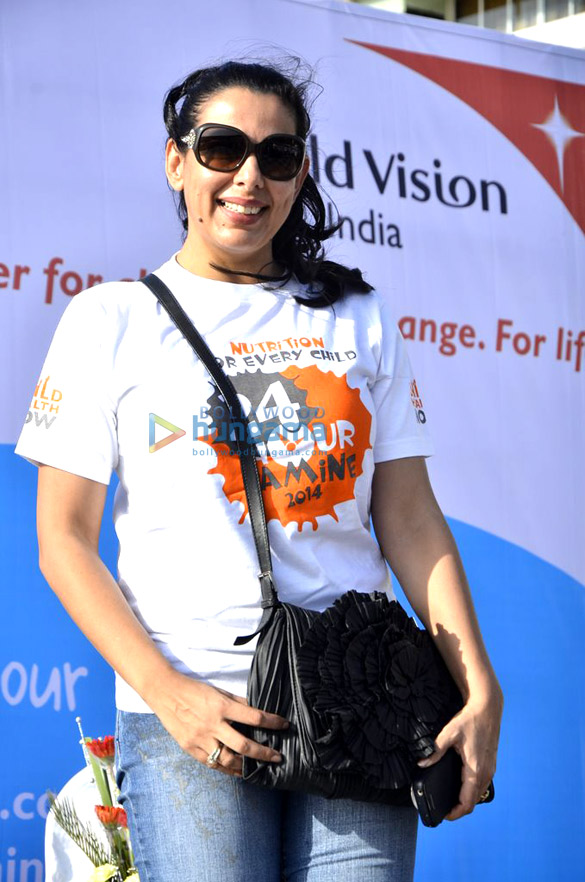 pooja bedi at world vision walkathion for nutrition 4