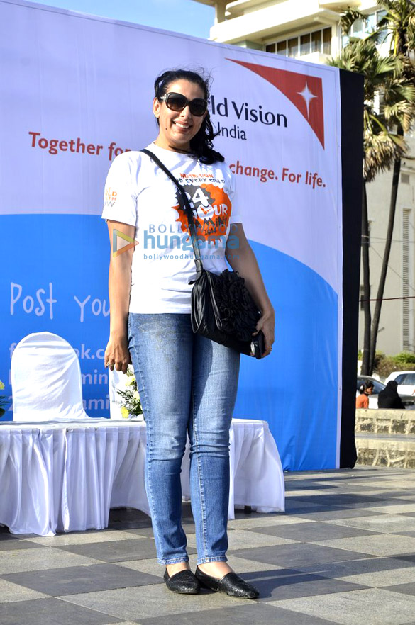 pooja bedi at world vision walkathion for nutrition 5