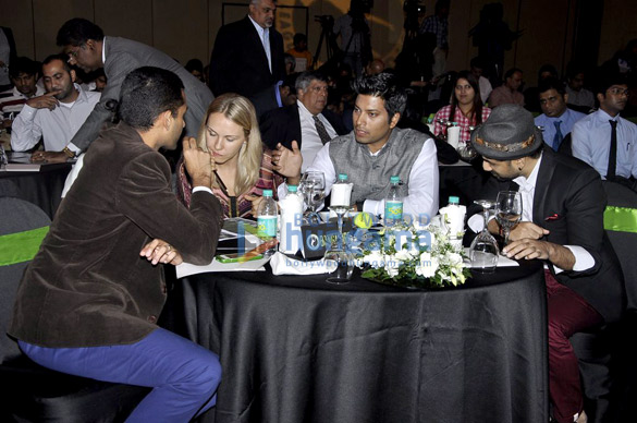 mohammad azharuddin announced as the face of punjab team at tennis champions league 5
