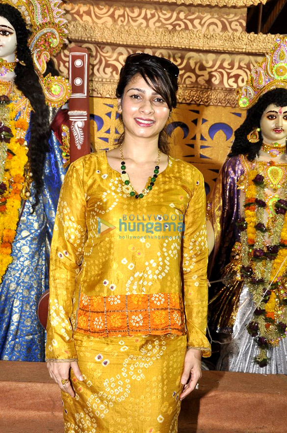 tanisha mukherjee at durga pooja 9