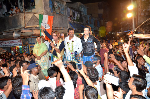 shakti kapoor and aamir ali malik support election candidate aslam shaikh 8