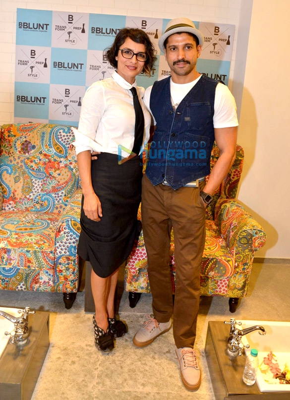 farhan akhtar at the launch of b blunt at r city 5