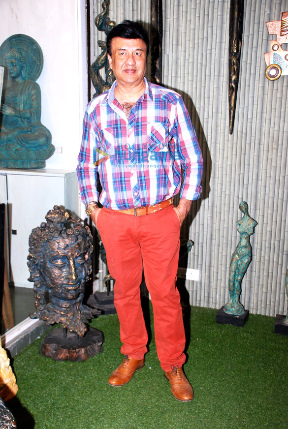 anu malik at the launch of group show currenta 4
