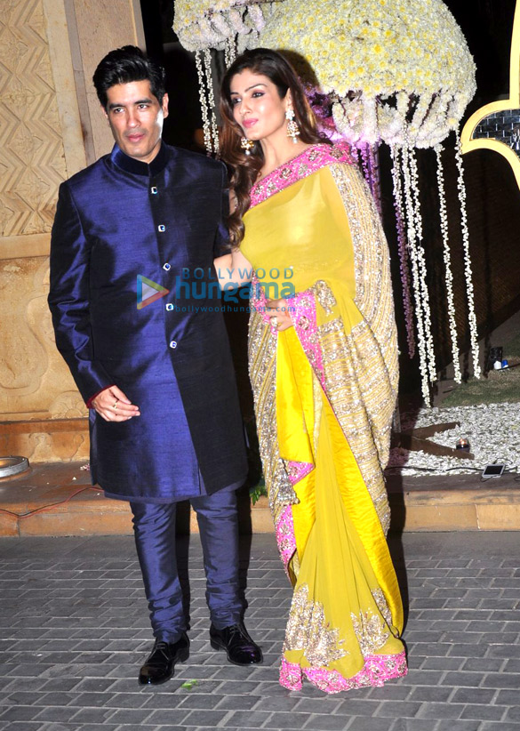celebs grace riddhi malhotra tejas talwalkars wedding reception 6