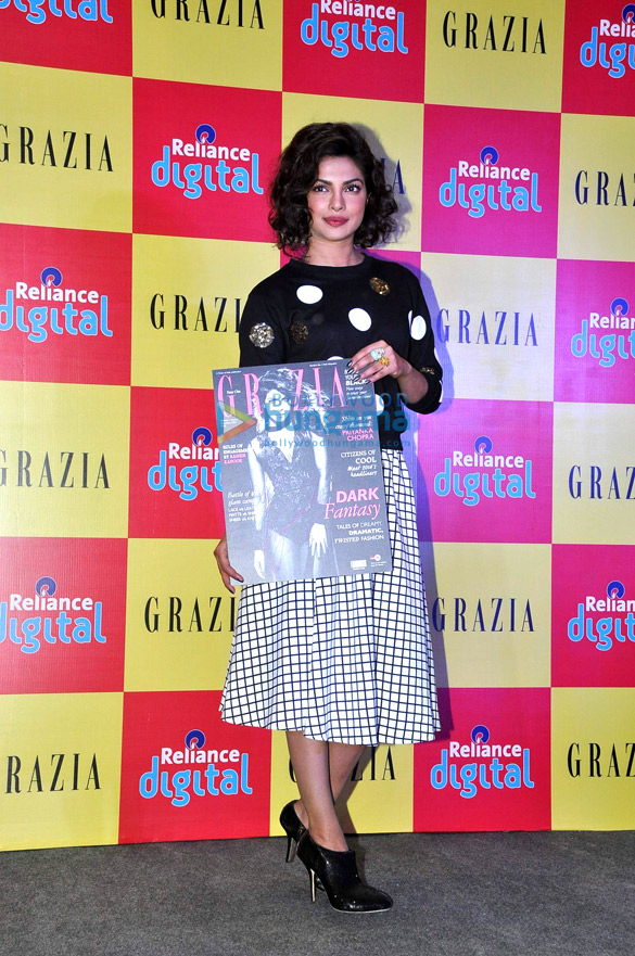 priyanka chopra launches grazias latest issue 2