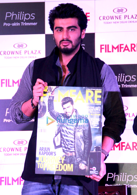arjun kapoor launches the latest issue of filmfare magazine 3