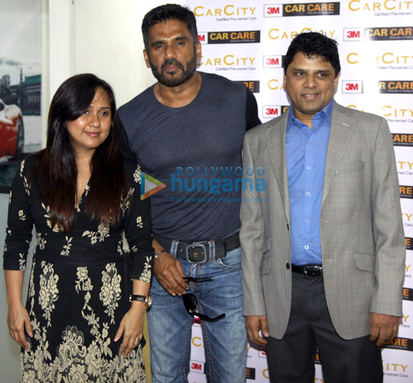 suniel shetty at the launch of carcity 8