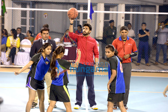 abhishek bachchan launches multi sport court of jamnabai narsee school 12