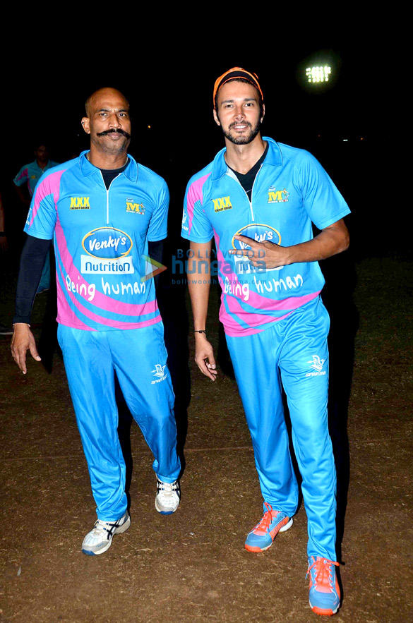 tv celebs snapped at celebrity cricket leagues practice match 10