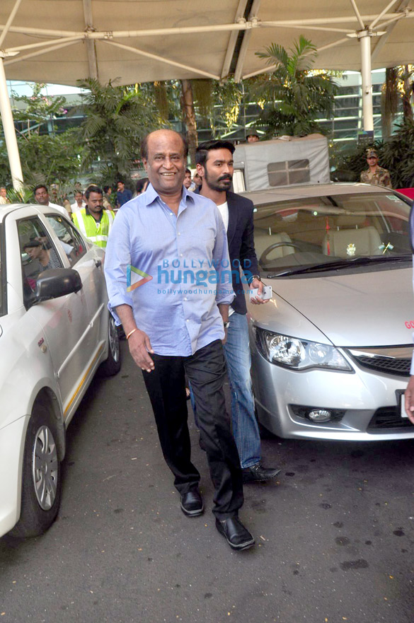 rajinikanth dhanush snapped at the airport 8