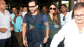Saif Ali Khan and Kareena Kapoor Khan arrive in Mumbai after their Europe holiday