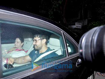 Aamir Khan snapped with mother in Bandra