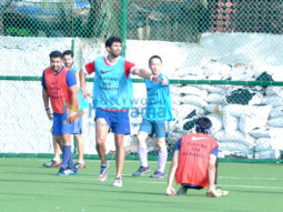 Aditya Roy Kapur snapped at football practise