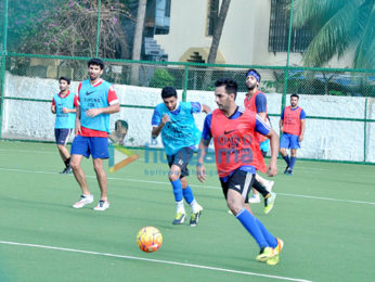 Aditya Roy Kapur snapped at football practise