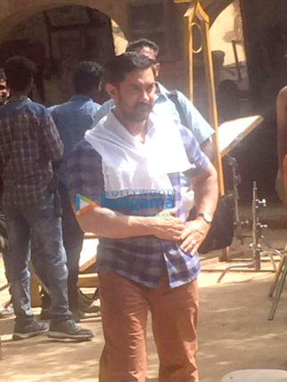 On the sets Of The Movie Dangal
