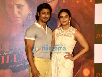 Vidyut Jamwal & Huma Qureshi at the launch of music video 'Dillagi'