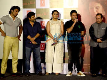 Vidyut Jamwal & Huma Qureshi at the launch of music video 'Dillagi'