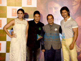 Vidyut Jamwal & Huma Qureshi at the launch of music video 'Dillagi'