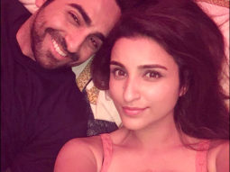 Parineeti Chopra and Ayushmann Khurranna sneak in a selfie on Meri Pyaari Bindu sets