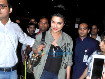 Priyanka Chopra snapped at the Mumbai international airport