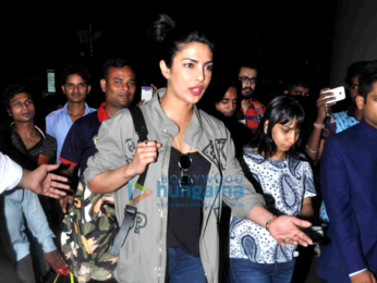 Priyanka Chopra snapped at the Mumbai international airport