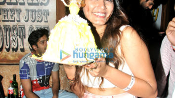 Sana Khan celebrates her birthday at R-Adda