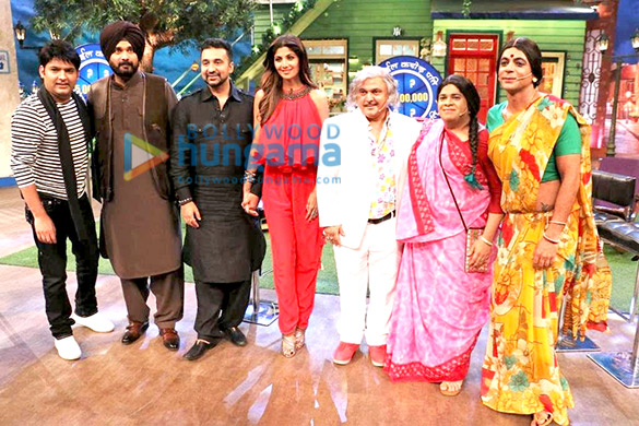 shilpa at on the sets of the kapil sharma show 2
