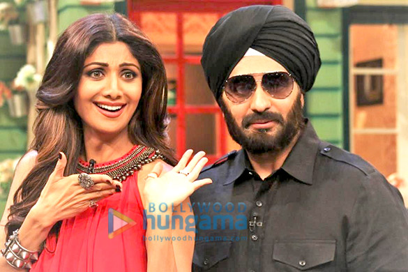 shilpa at on the sets of the kapil sharma show 9