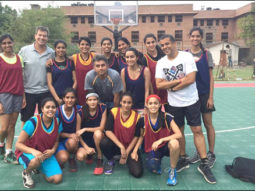 Shraddha Kapoor and Arjun Kapoor play basketball on Half Girlfriend set