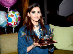 Sonam Kapoor celebrates her birthday with the media