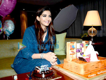 Sonam Kapoor celebrates her birthday with the media