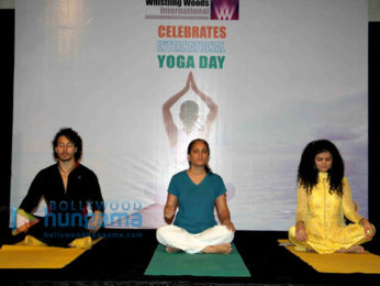 Subhash Ghai & Tiger Shroff celebrate 2nd International Yoga Day