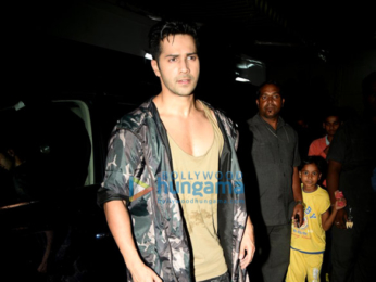 Varun Dhawan snapped at the promo song shoot for 'Dishoom'