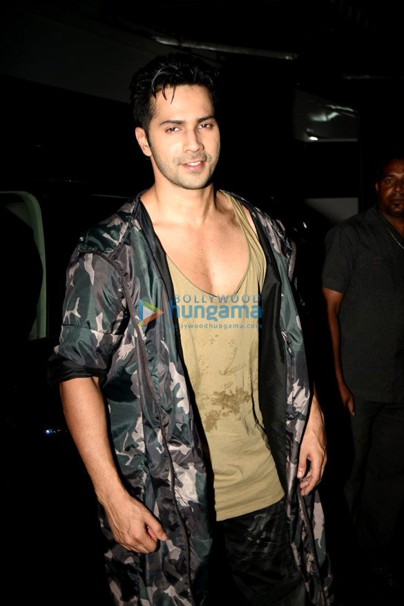varun snapped at song shoot for dishoom 6