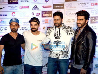 Ajinkya Rahane, Virat Kohli, Abhishek Bachchan, Arjun Kapoor