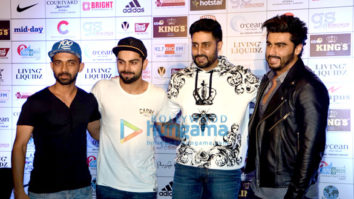 Ajinkya Rahane, Virat Kohli, Abhishek Bachchan, Arjun Kapoor
