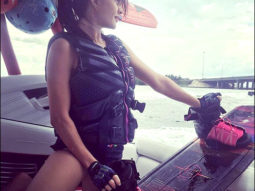 Check out: Jacqueline Fernandez goes surfing in the sea
