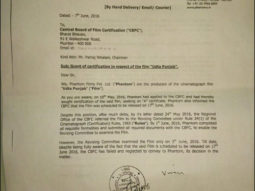 Phantom Films sends notice to CBFC chief Pahlaj Nihalani