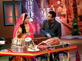 A R Rahman snapped on sets of The Kapil Sharma show