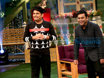 A R Rahman snapped on sets of The Kapil Sharma show